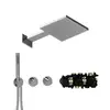 Image de Herzbach MODUL7 Ensemble de douche encastré avec mitigeur thermostatique, 70.703721.1.01,