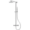 Image de Herzbach LIVING SPA Colonne de douche en applique avec mitigeur thermostatique, 11.988220.1.09,