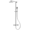 Image de Herzbach LIVING SPA Colonne de douche en applique avec mitigeur thermostatique, 11.988520.1.09,