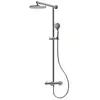 Image de Herzbach LIVING SPA Colonne de douche en applique avec mitigeur thermostatique, 11.988525.1.09,