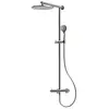 Image de Herzbach LIVING SPA Colonne de douche en applique avec mitigeur thermostatique, 11.988530.1.09,