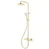 Image de Herzbach LIVING SPA Colonne de douche en applique avec mitigeur thermostatique, 30.988525.1.03,