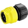 Image de Kärcher Home & Garden 2.645-192.0 Kärcher - Schlauchkupplung - mit Wasserstopp - geeignet für 13 mm (1/2) plastique Adaptateur de tuyau raccord enfichable, 13
