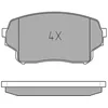 Image de MEYLE Jeu de garnitures de frein, frein à disque 0252430115/W