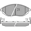 Image de Meyle 025 252 6817/W Kit de plaquettes de frein, frein à disque