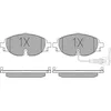 Image de MEYLE Jeu de garnitures de frein, frein à disque 0252568320 Compatible avec: AUDI A1 Sportback, A3, A3 Cabriolet, A3 Limousine, A3 Sportback, Q2, Q3, TT, TT Roadster, SEAT ATECA, LEON, LEON SC