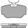 Image de MEYLE Jeu de garnitures de frein, frein à disque 0252345816 Hinterachse