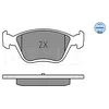Image de MEYLE Jeu de garnitures de frein, frein à disque 0252163719/W Compatible avec: ALFA ROMEO 155, 156 Sportwagon, 166, GTV, SPIDER, LANCIA DEDRA, DEDRA SW, DELTA II, KAPPA, KAPPA Coupe, KAPPA SW