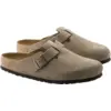 Image de Birkenstock Sabots Boston Femme, Taupe