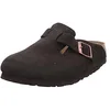 Image de Birkenstock 660463 Boston SFB Mocca, Suede Leather Homme Mocca EU 38