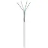 Image de Goobay 15014 CAT 5e Câble Réseau, SF/UTP, Gris, 100m Longueur de Câble