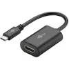Image de Goobay 38532 Adaptateur USB-C HDMI 4k 60 Hz, Noir