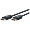 Image de Clicktronic Câble DisplayPort 1.4 avec DisplayPort mâle vers DP mâle / 4320p / 8k / 60 Hz / 2160p / 4K / 120 Hz/UHD/Full HD/pour moniteur de jeu, carte graphique, ordinateur portable, TV, 3m