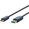 Image de Clicktronic Casual USB-C Câble série 3.0, prise de câble USB type C vers prise USB de type A, 0.5m