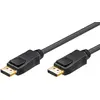 Image de goobay 49960 Câble DisplayPort 1.2 plaqué or 4 K mâle vers DisplayPort mâle pour transfert de signaux vidéo/audio 3 m