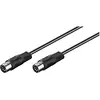 Image de Goobay 50020 Câble de Connexion Audio DIN, Blindé, 1.5m Longueur de Câble
