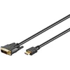 Image de goobay Câble DVI-D/HDMI, Doré, Noir, 1.5m Longueur de Câble