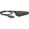 Image de goobay 58488 Commutateur HDMI 3 en 1 / 4K à 60Hz (2160p) Répartiteur HDMI/Commutateur HDMI 2.0 pour PS4, PS5, Ordinateurs Portables ou moniteurs