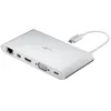 Image de Goobay 62113 11 en 1 USB-C Hub refleja las señales de USB c a HDMI y dispositivos USB/apto para portátil, tableta, portátil, monitor, tv, teclado y para el Apple Mac Book y MacBook Pro/plata