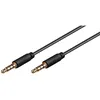 Image de Goobay 63828 Câble de Connexion Audio AUX, 3.5 mm Stéréo, 4 Pôles, Slim, CU, 1.5 m Longueur de Câble