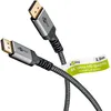 Image de goobay 65265 Câble Displayport 1.4 / Résolution jusqu'à 8K@60Hz (UHD) / 32,4 Gbit/s pour réduire les erreurs de transmission/Gaming & Video Streaming/Gris / 2m