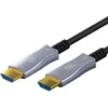 Image de goobay 65558 Câble optique hybride ultra haute vitesse HDMI haute vitesse avec capacité 8K @ 60 Hz et 4K @ 120 Hz / 48 Gbps, ARC (canal de retour audio), HDCP / 10 mètres