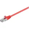 Image de Goobay 68033 CAT 5e Câble de Liaison, SF/UTP, Rouge, 2m Longueur de Câble