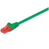 Image de Goobay 68410 CAT 6 Câble de Liaison, U/UTP, Vert, 3m Longueur de Câble