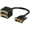Image de Goobay 68740 Connecteur DVI, Doré, 0.1m Longueur