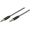 Image de Câble de raccordement Goobay 69107 AV audio [1x Jack mâle 3.5 mm - 1x Jack mâle 3.5 mm] 2.00 m noir