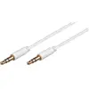 Image de Goobay 69111 Câble Connecteur Jack 3.5 mm, Doré, 1 m Longueur de Câble