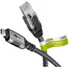 Image de goobay 70754 Cable CAT 6 USB-C 3.1 a RJ45 Ethernet para una conexión estable a Internet por cable con router/módem/conmutador de red/Sustituye el adaptador USB a RJ45 / 1 Gbit/s / 10 M