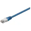 Image de Goobay 73123 CAT 5e Patchcable, F/UTP, Bleu, 2m Longueur