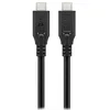 Image de goobay Câble USB-C Gen 4 240 W - Câble de charge rapide - Transfert de données 20 Gbits (PD) - Câble de charge Thunderbolt 3 & 4 - Câble de données - MacBook, iPad, HP, Dell, 0,5 m / 74186