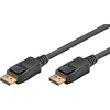 Image de goobay Câble DisplayPort 2.x / 54Gbit/s, cuivre, ultra-haute résolution 8K, Câble DP pour jeux & Home Entertainment, UHBR10, 5m, 74757