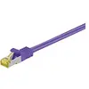 Image de RJ45 Câble de Liaison, S/FTP (PiMF), avec CAT 7 Câble en Vrac, Violet, 0.25m Longueur