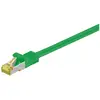 Image de Goobay 91604 RJ45 Câble de Liaison, S/FTP (PiMF), avec CAT 7 Câble en Vrac, Vert, 2m Longueur