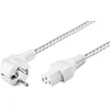 Image de Goobay 93314 Blanc 2m câble électrique - Cables électriques (2 m, Mâle/Femelle, Blanc)