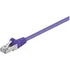 Image de CAT 5e Câble de Liaison, SF/UTP, Violet, 0.5m Longueur