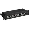 Image de Goobay 93793 Pannello Patch 25.4cm a 12 Porte, CAT 6, Noir