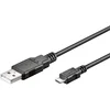 Image de goobay 93918 Câble Micro - USB 2.0 de recharge et de synchronisation; 1,0m, noir (Lot de 3)