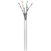 Image de Goobay 93953 CAT 6 Câble Réseau, S/FTP (PiMF), Gris, 100 m Longueur