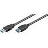 Image de goobay Câble de Rallonge SuperSpeed USB 3.0, Noir, 1.8m Longueur