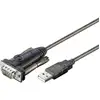 Image de Goobay série Câble adaptateur [1x USB-A mâle - 1x SUB-D mâle 9 pôles] Goobay 95435 USBA auf D Sub RS232 Stecker 9 pol USB seriell RS232 Konverter 1,5m 1.5 m