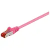 Image de CAT 6 Câble de Liaison, S/FTP (PiMF), Magenta, 0.25 m Longueur