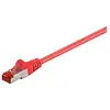 Image de Goobay 95517 CAT 6 Câble de Liaison, S/FTP (PiMF), Rouge, 5 m Longueur