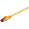 Image de Goobay 95523 CAT 6 Câble de Liaison, S/FTP (PiMF), Jaune, 7.5 m Longueur