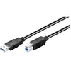 Image de Goobay 95721 Câble SuperSpeed USB 3.0, Noir, 0.25m Longueur