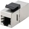 Image de Goobay 96100 CAT 6 Raccord Modulaire Keystone, STP, Noir, Argent