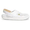 Image de ABEBA 5300 OB ESD Professional Clog, semelle en caoutchouc antidérapante, blanc, taille 40